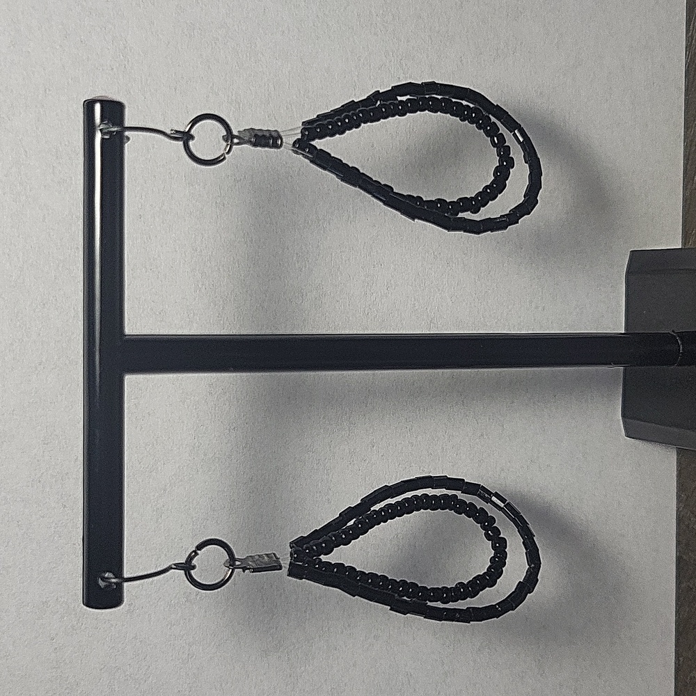 Black earrings